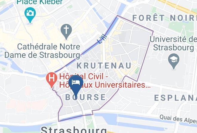 Bas Rhin - Hotel Diana Dauphine Maps