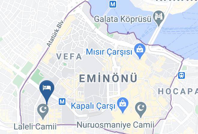 Fatih - Hotel Diana Maps