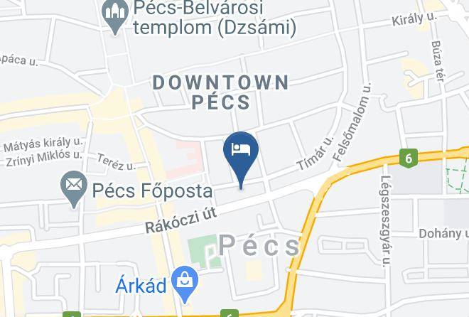 Pecs - Hotel Diana Maps
