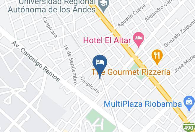 Riobamba - Hotel Diana Maria Maps