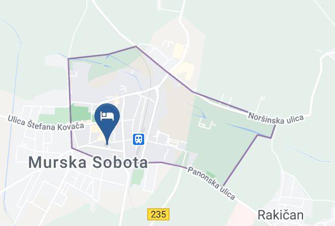 Murska Sobota - Hotel Diana Maps