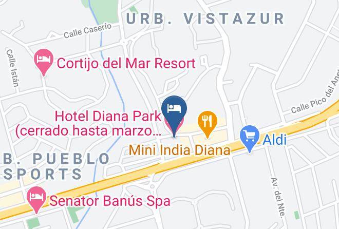 Malaga - Hotel Diana Park Maps