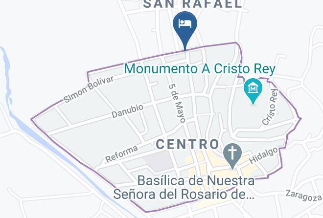 Talpa De Allende - Hotel Diana Maps