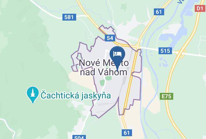 Nove Mesto Nad Vahom - Hotel Diana Maps