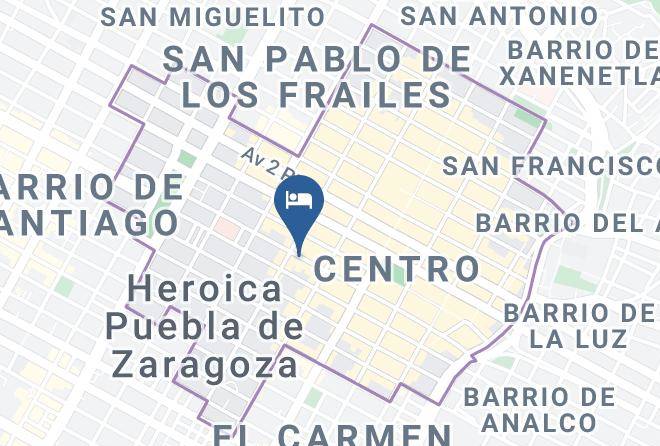 Heroica Puebla De Zaragoza Puebla - Hotel Diana Unico Maps