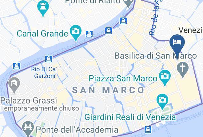Venice - Hotel Diana Maps