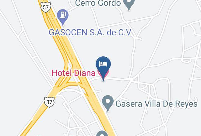 Zaragoza - Hotel Diana Maps