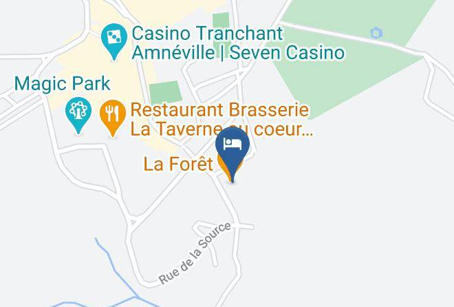 Moselle - Hotel Diane Logis De France Maps