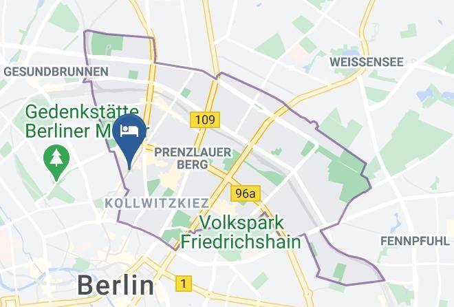 Stadt Berlin - Hotel Die Schule Maps