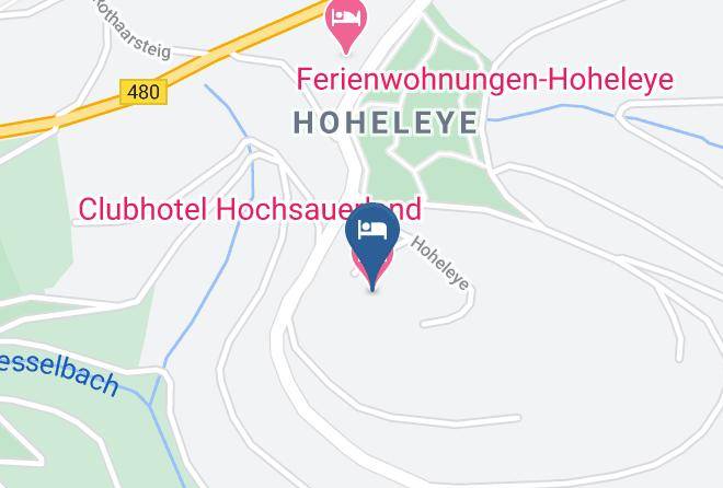 Hochsauerlandkreis - Clubhotel Hochsauerland Maps