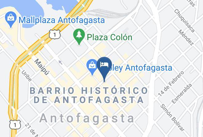Antofagasta Province - Hotel Diego De Almagro Antofagasta Express Maps