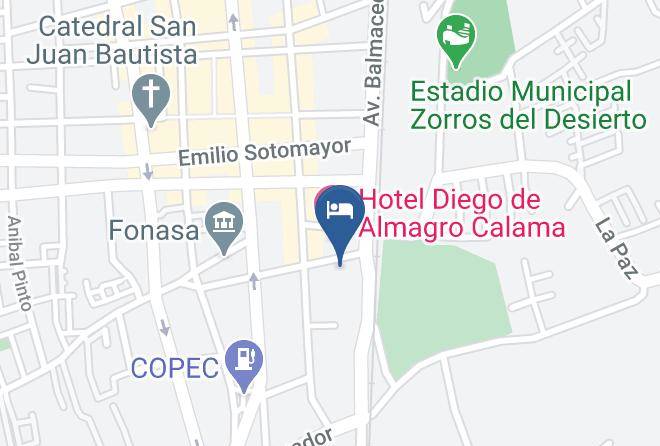 El Loa - Hotel Diego De Almagro Calama Express Maps
