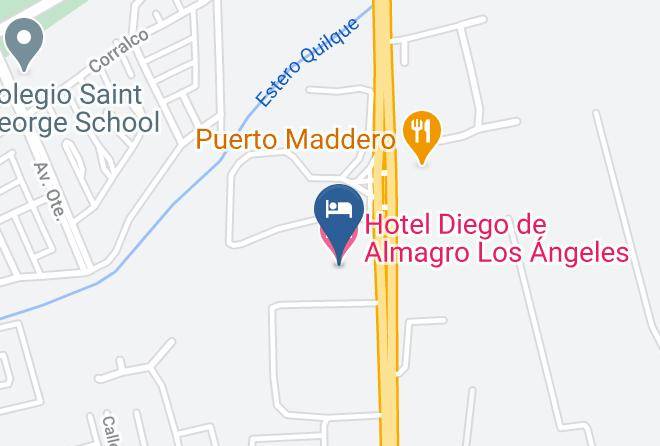 Los Angeles - Hotel Diego De Almagro Los Angeles Maps