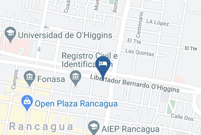 Cachapoal Province - Hotel Diego De Almagro Rancagua Maps