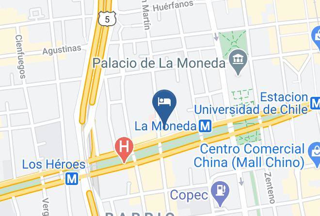 Santiago - Hotel Diego De Almagro Santiago Maps