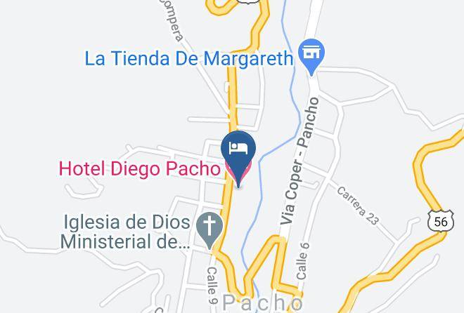 Pacho - Hotel Diego Pacho Maps