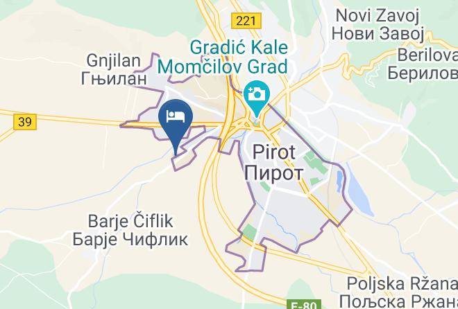 Pirot District - Hotel Dijana Maps