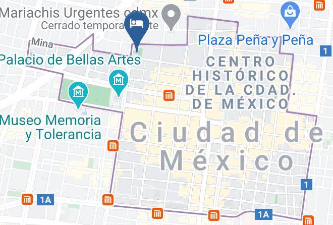 Cuauhtemoc - Hotel Diligencias Maps