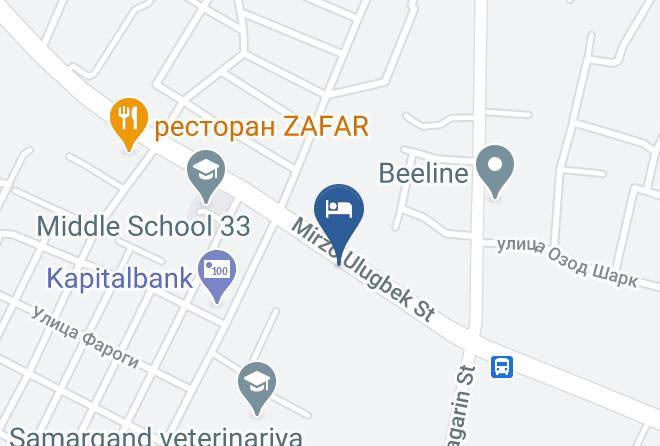 Samarqand - Hotel Dilimah Premium Luxury Maps