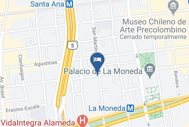 Santiago - Hotel Dimaurier Maps