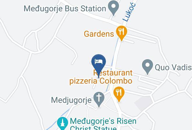 Hercegovacko Neretvanski - Hotel Dina Maps