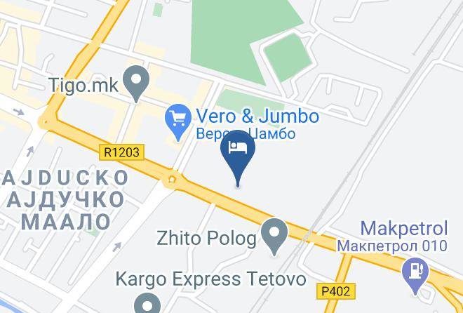 Tetovo - Hotel Dinamika Maps
