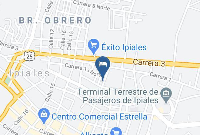 Ipiales - Hotel Dinastia Maps