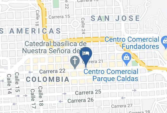 Manizales - Hotel Dinastia Maps