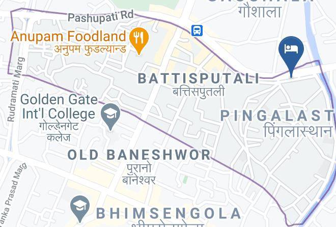 Kathmandu - Hotel Dine & Dream Maps