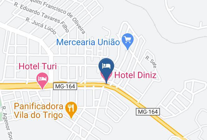 Santo Antonio Do Monte - Hotel Diniz Maps