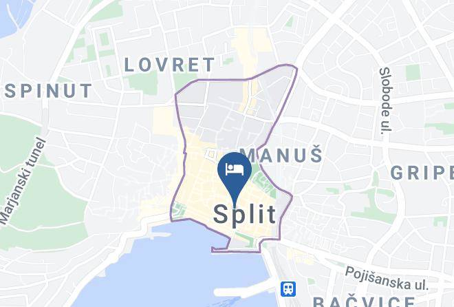 Hotel Diocletian Map