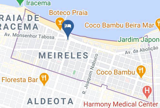 Fortaleza - Hotel Diogo Fortaleza Maps