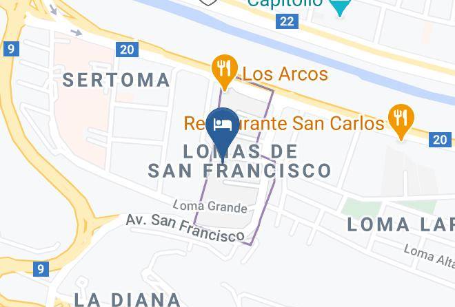 Monterrey - Hotel Dioh Maps