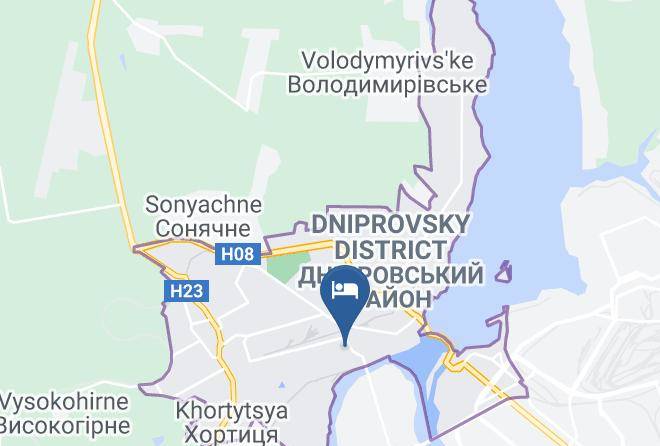 Zaporizhzhya - Hotel Dion Maps