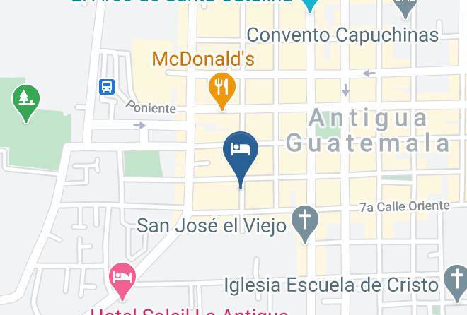 Antigua Guatemala - Hotel Dionisio Inn Maps