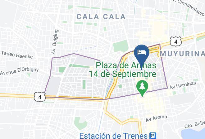 Cercado - Hotel Diplomat Maps