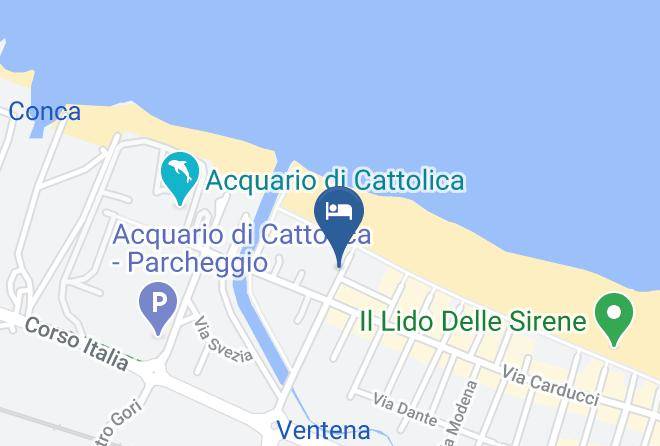 Rimini - Hotel Diplomat Marine Maps