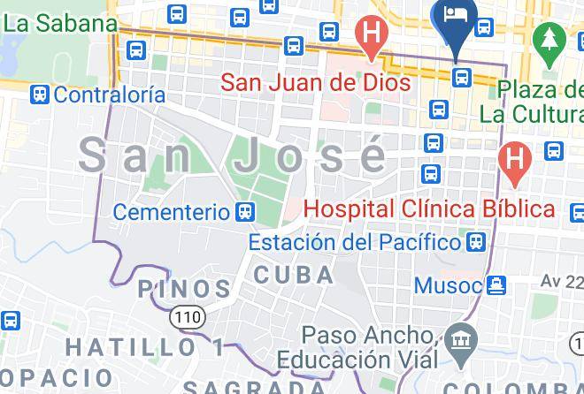 San Jose - Hotel Diplomat Maps
