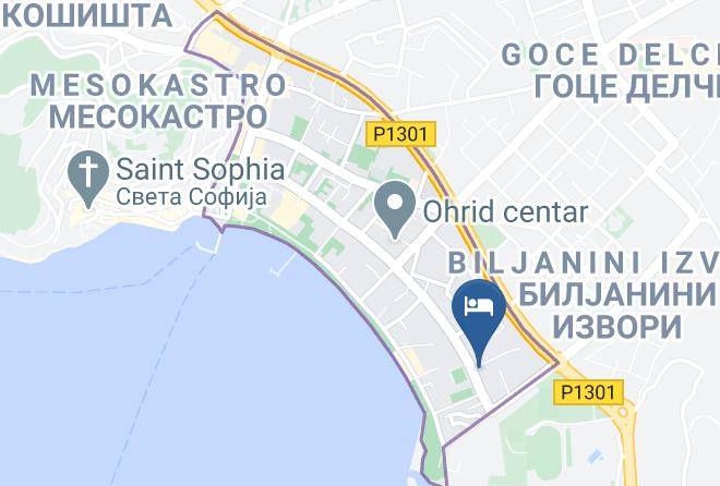 Ohrid - Hotel Diplomat Plus Maps