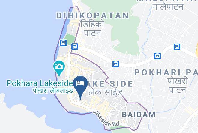 Pokhara - Hotel Diplomat Maps