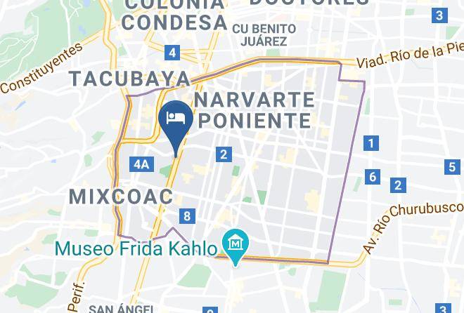 Benito Juarez - Hotel Diplomatico Maps