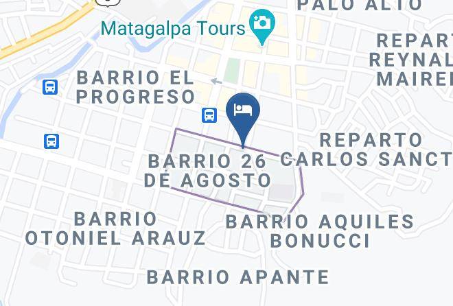 Matagalpa - Hotel Diplomatico Maps