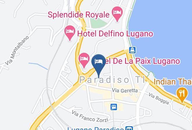 Lugano - Hotel Dischma Maps