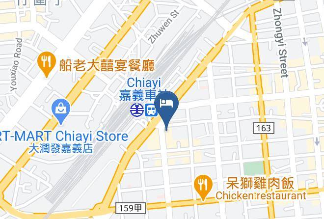 Chiayi City - Hotel Discover Maps