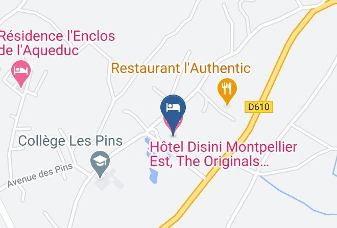 Herault - Hotel Disini Montpellier Est The Originals Relais Maps