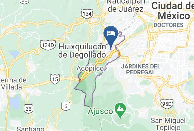 Cuajimalpa De Morelos - Hotel Distrito Capital Maps