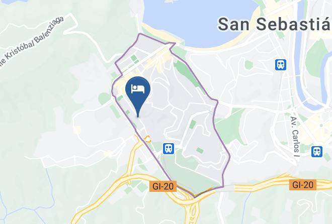 Hotel Distrito Oeste Map