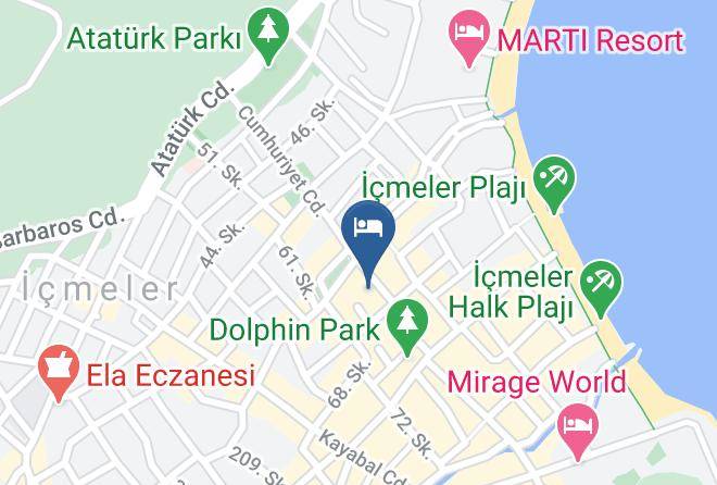 Marmaris - Diva Hotel Maps