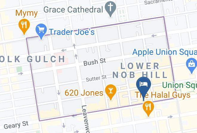 San Francisco - Hotel Diva Maps