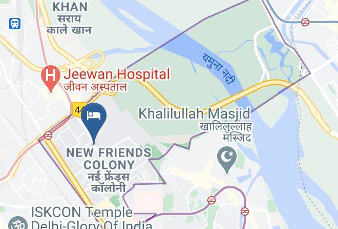 New Delhi - Rkg Divine Inn Maps